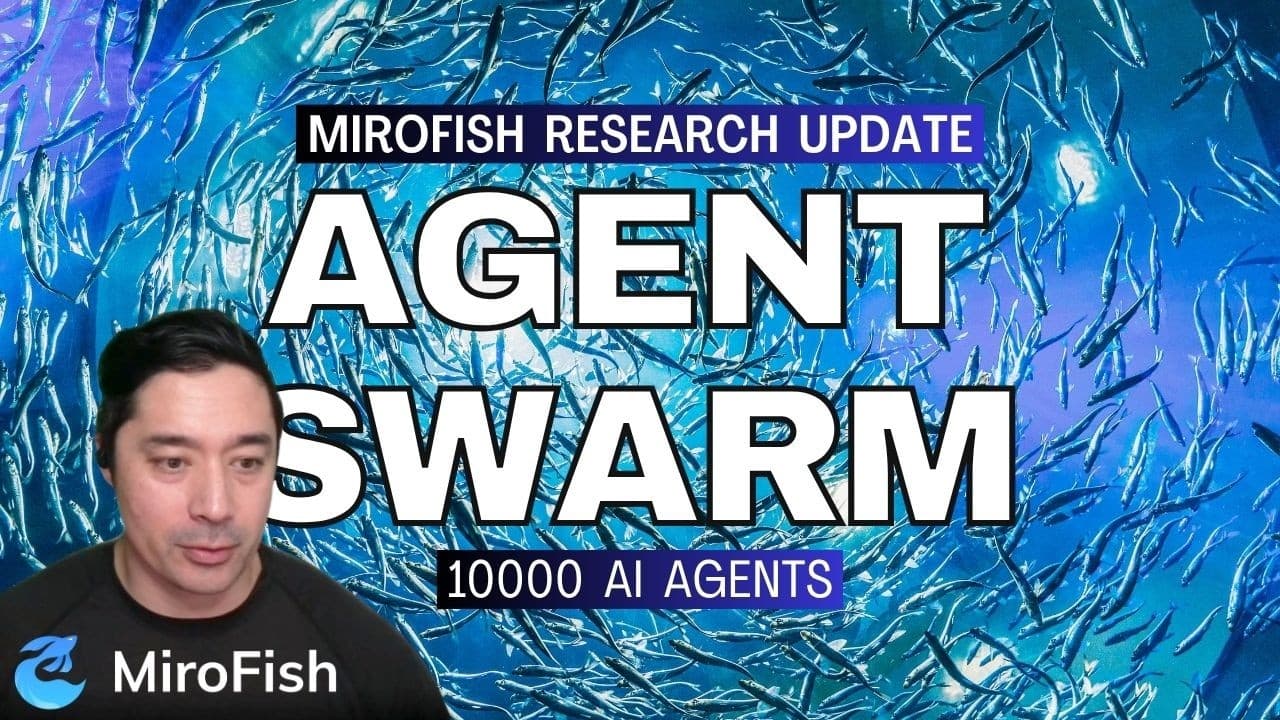 MiroFish Research Update — Deploy an Agent Swarm to Analyze Anything